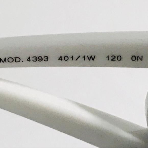 New Versace Clear Shield Ladies Sunglasses VE4393 401/1W 46 - Picture 10 of 16